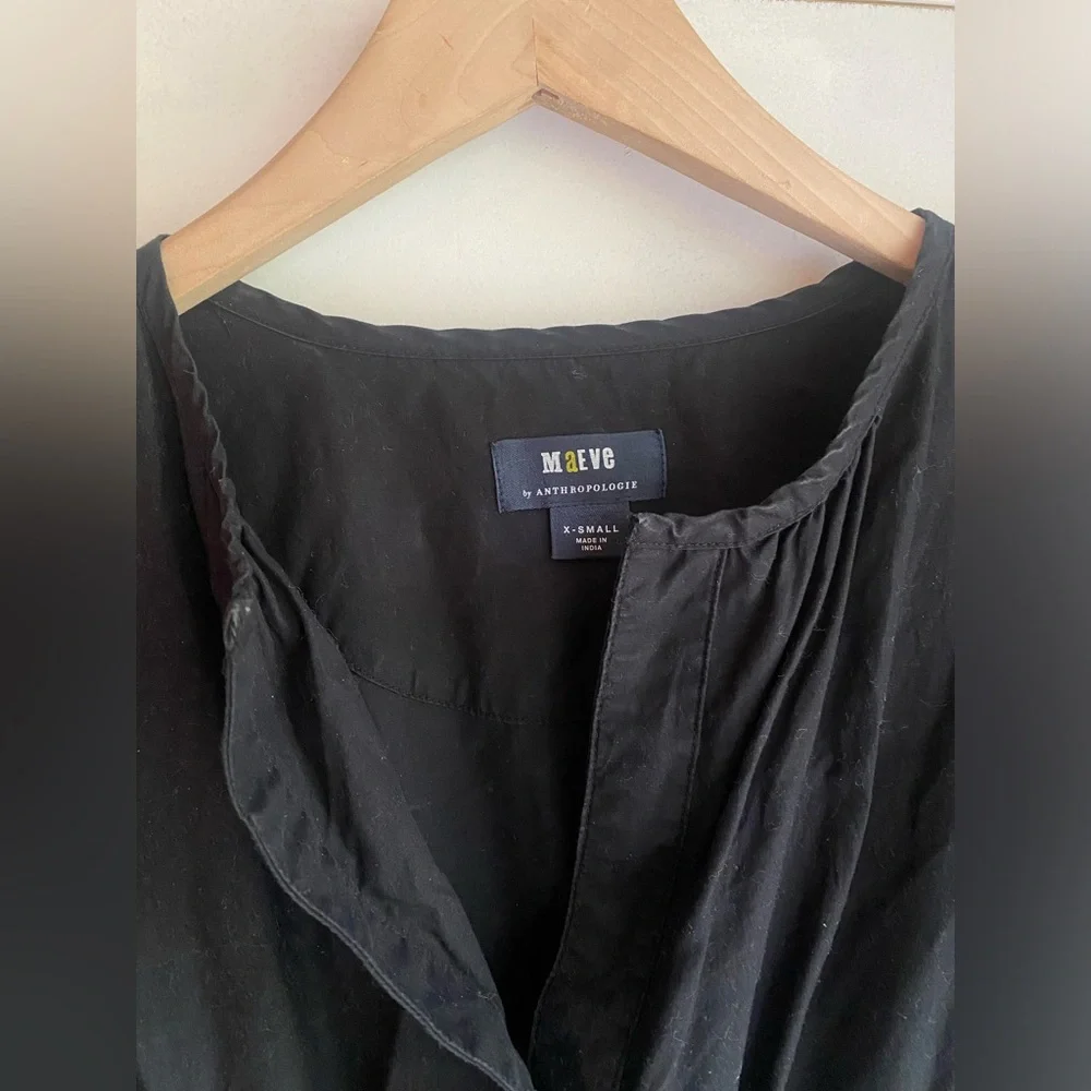 Anthropologie Black Somerset Maxi Dress - Picture 6 of 10